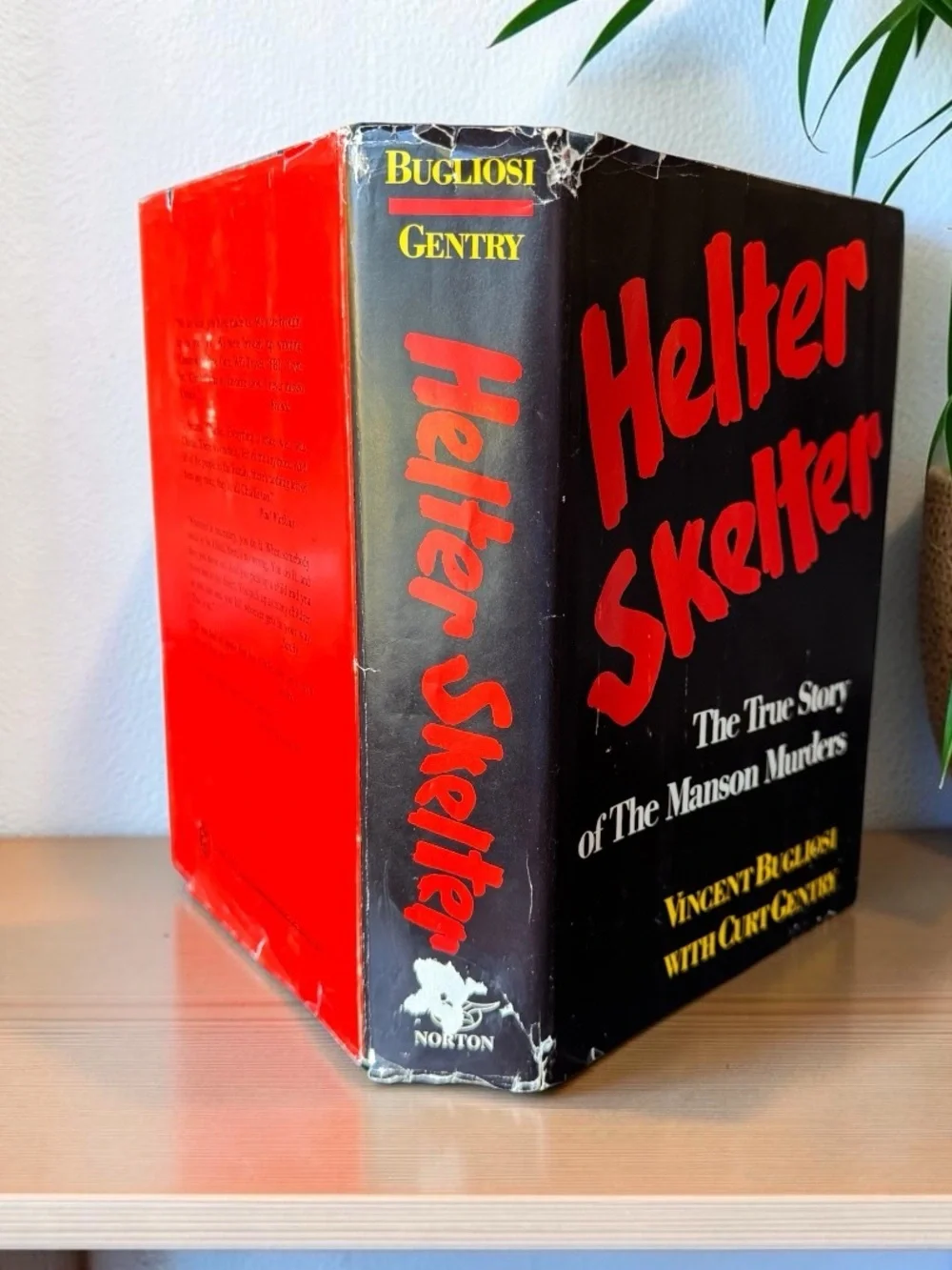 Helter Skelter First Edition 1974 Hardcover Vincent Bugliosi True Crime Manson